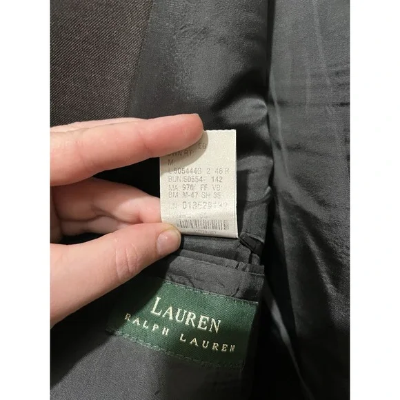 Mens Ralph Lauren Suit Jacket Size 46R - Picture 4 of 4